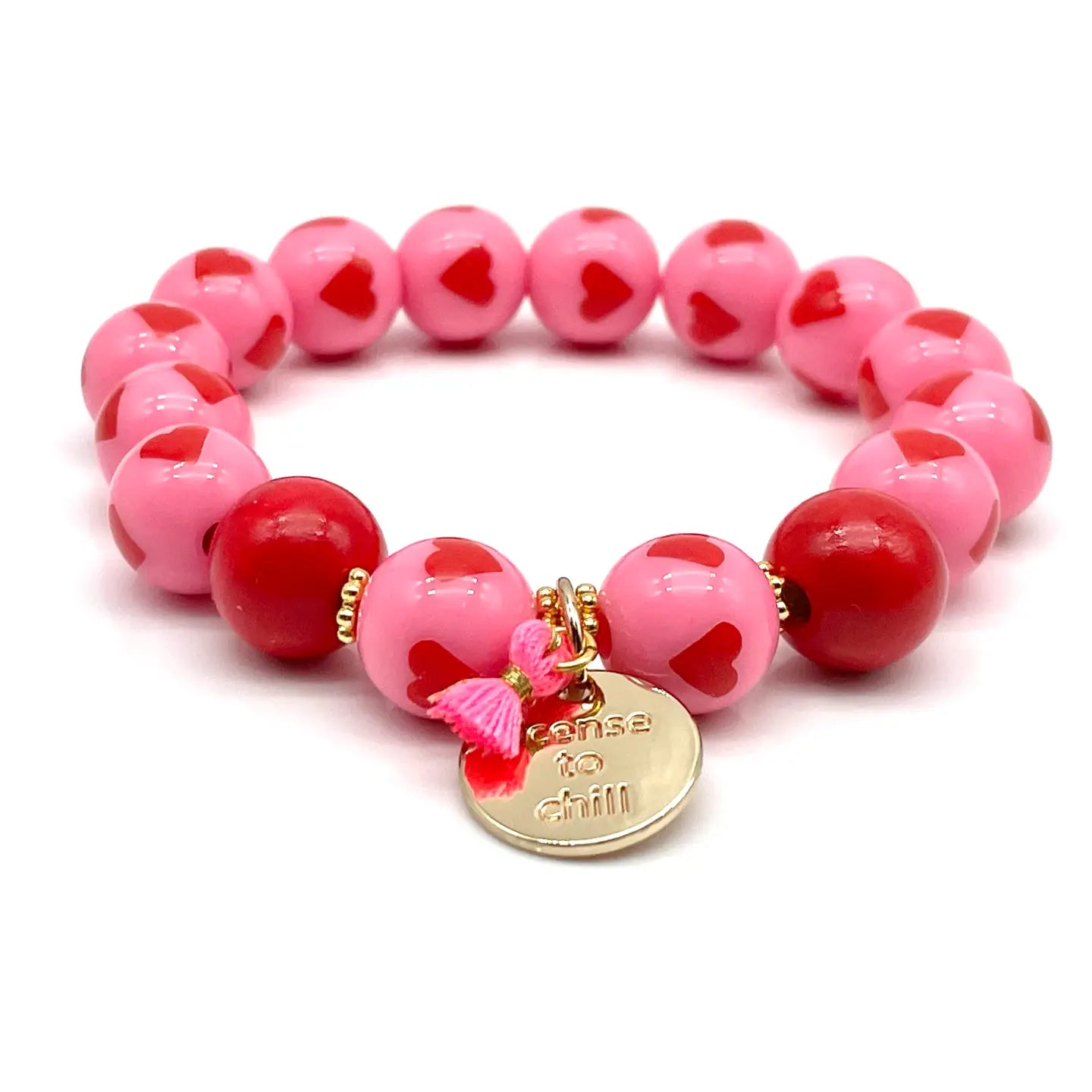 Armband SWEET CANDY WOOD elastisches Perlenarmband