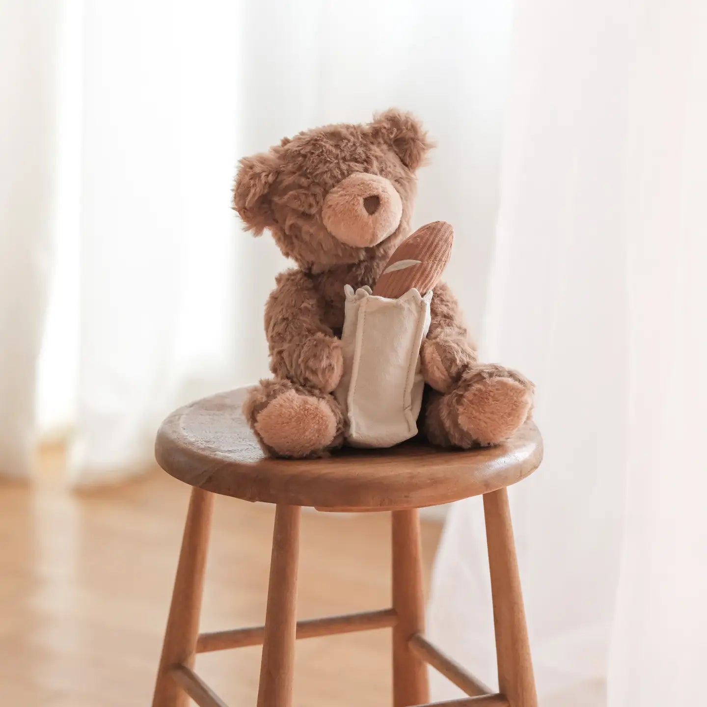 Hundespielzeug Kuschelbär XL mit Baguette