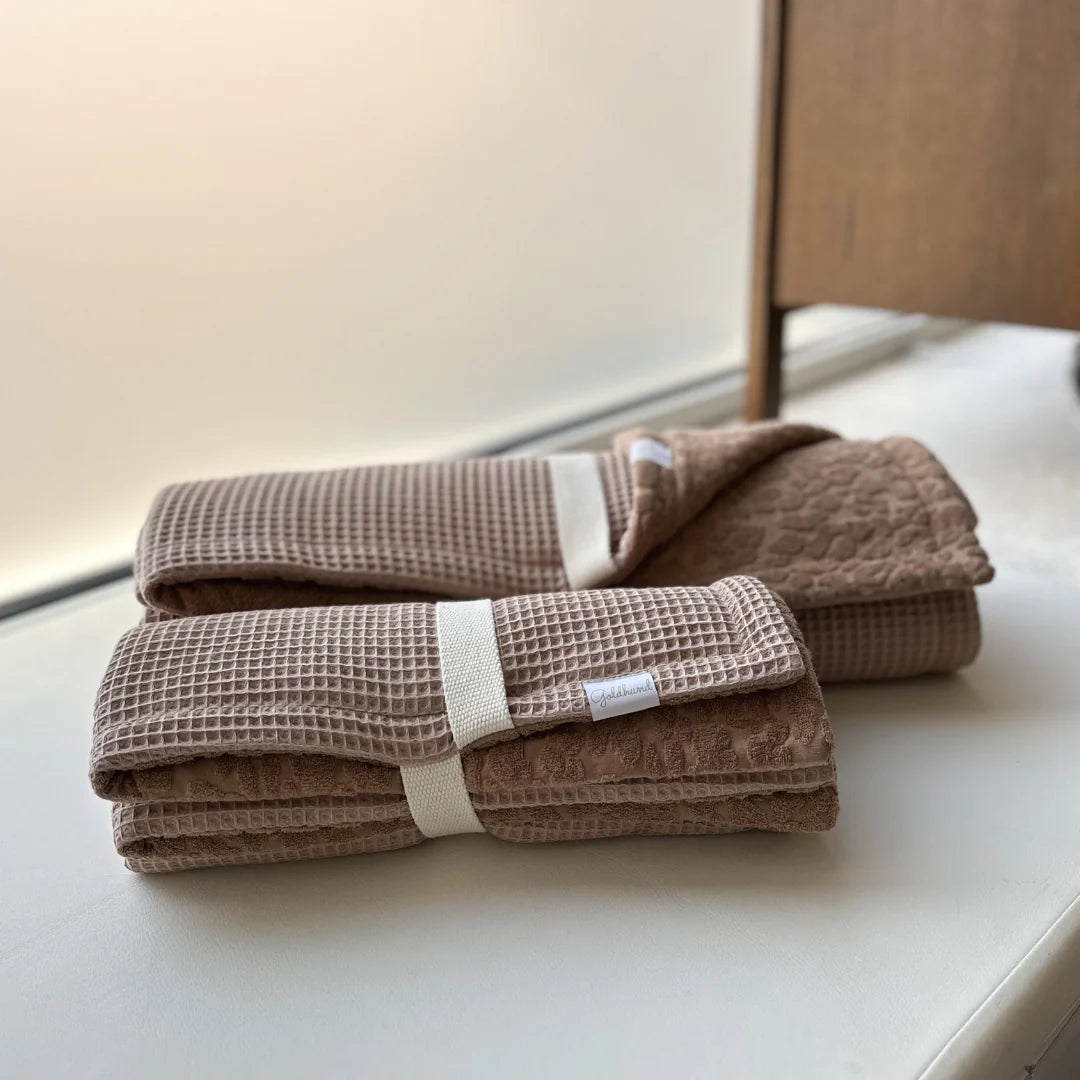 Goldhund 2in1 Plaid "dry" mocha mousse leo