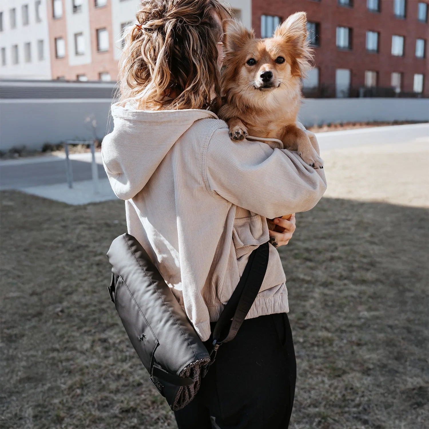 Faltbare Hunde-Reisedecke SEOUL Schwarz