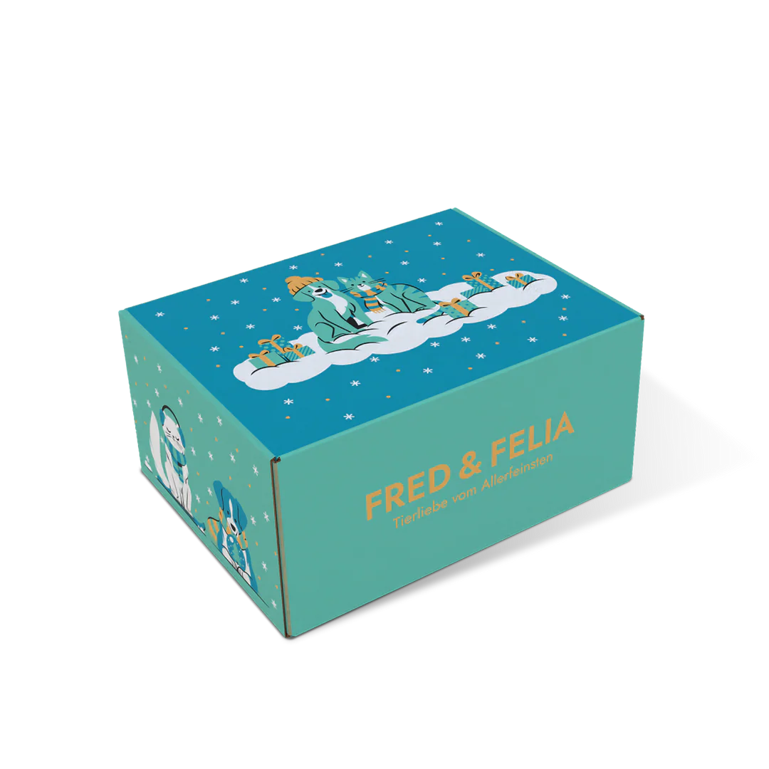 Verpackung FRED Festtags-Leckerlis Crunchy Sterne Wild