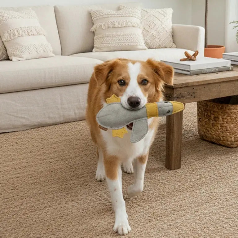 Hundespielzeug aus Wildleder "Ente"