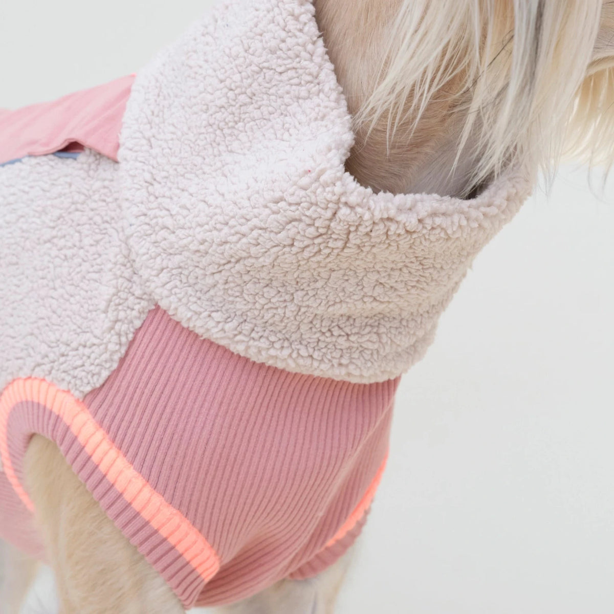 lumiies® Sport Racer Hundepollover aus Teddy-Sherpa-Fleece