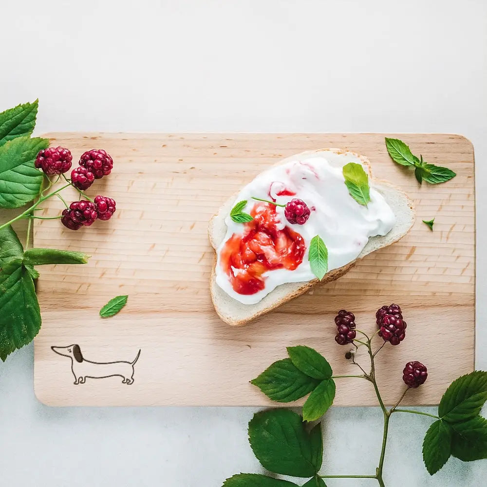 Schneidebrett Dackel