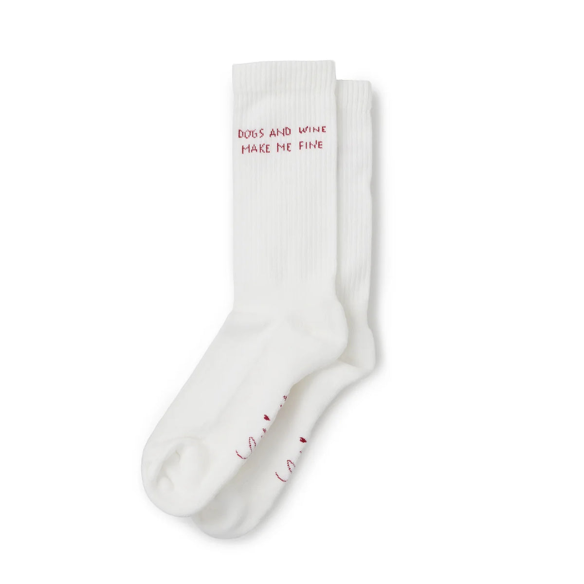 Lieblingspfote Socken DOGS AND WINE off-white