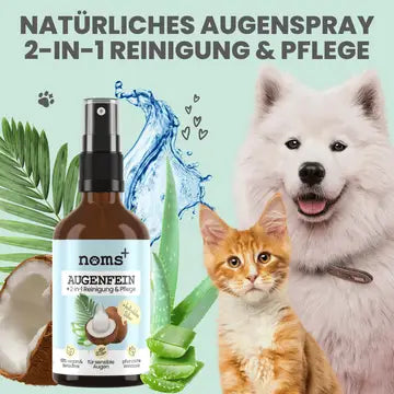 noms+ 2-in-1 Augenfein Reinigung & Pflege mit kolloidalem Silber