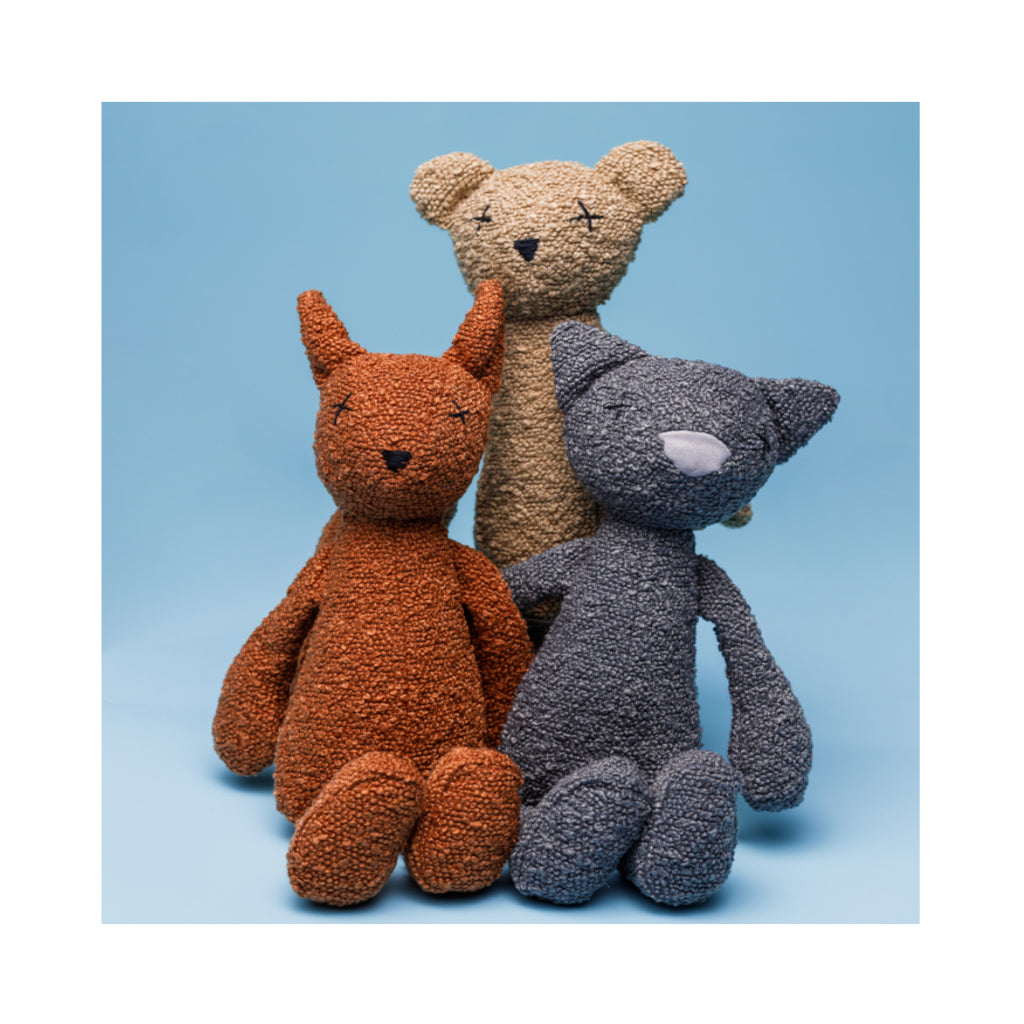 Hundespielzeuge LEA The Squirrel, BERTY The Bear,  OTTO The Cat - Lillabel