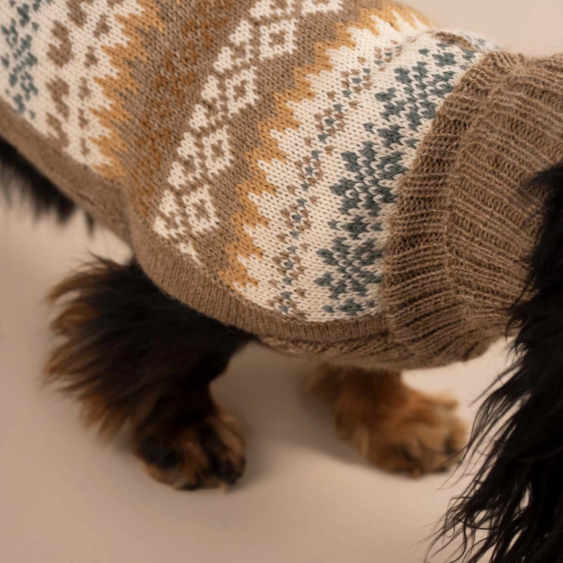 Hundepullover Fall Medley aus Alpaka