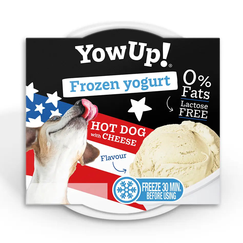 YowUp! Hundeeis Eiscreme Joghurt Hot-Dog Cheese