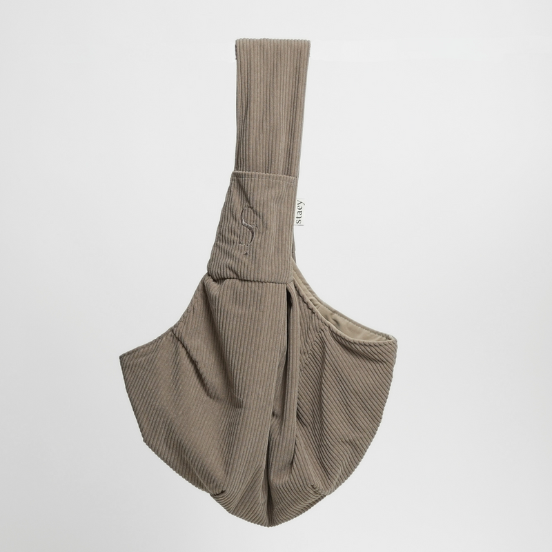 Staey Hundetragetasche AVA Cord Taupe
