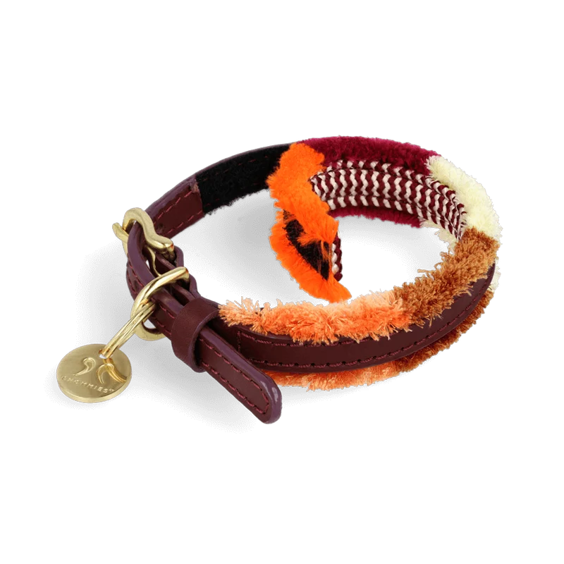 Chommies POMM POMM Adjustable Collar Autum für kleine Hunde & Welpen