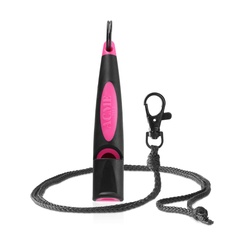 ALPHA Hundepfeife 211,5 pink mit Band - ACME