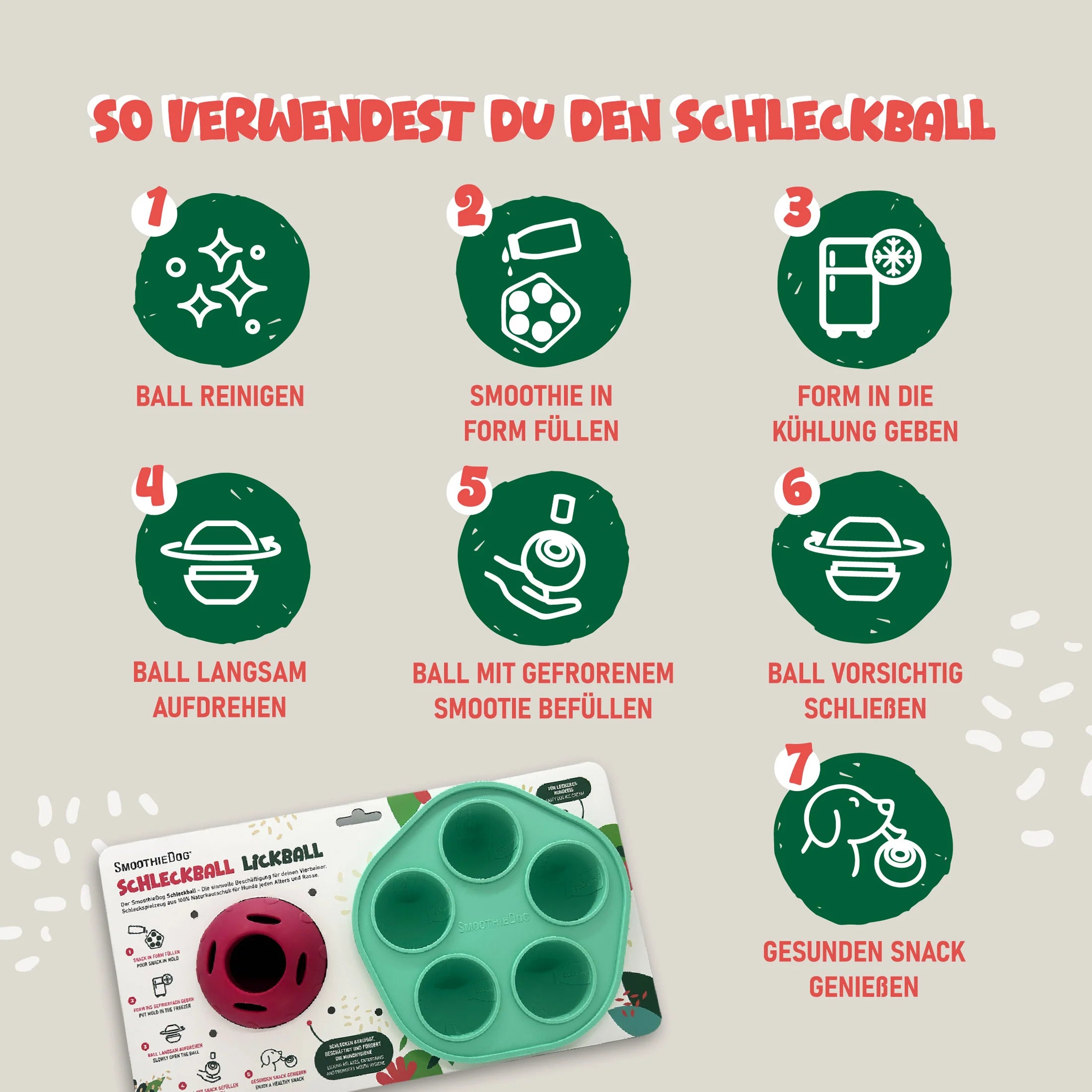 SmoothieDog Schleckball-Set