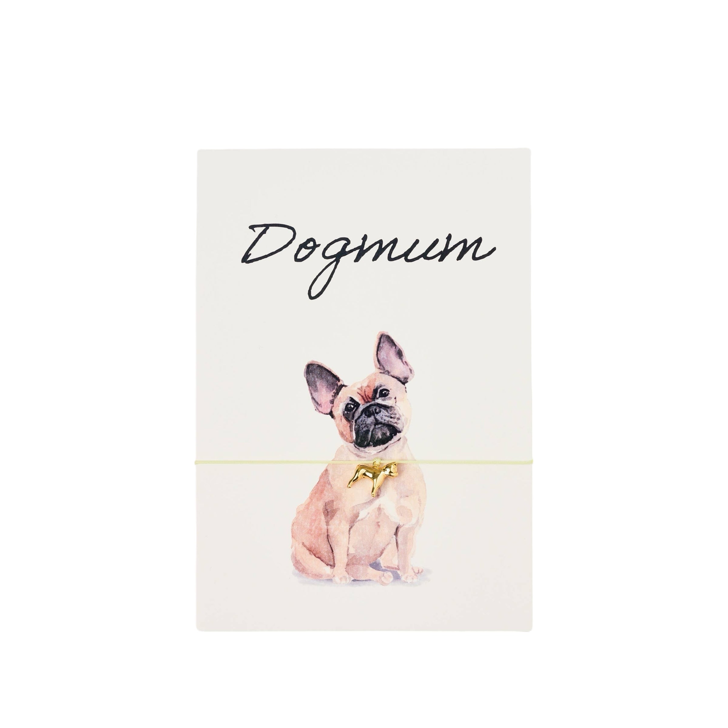 Armbandkarte: Dogmum - Französische Bulldogge Braun - by Vivi