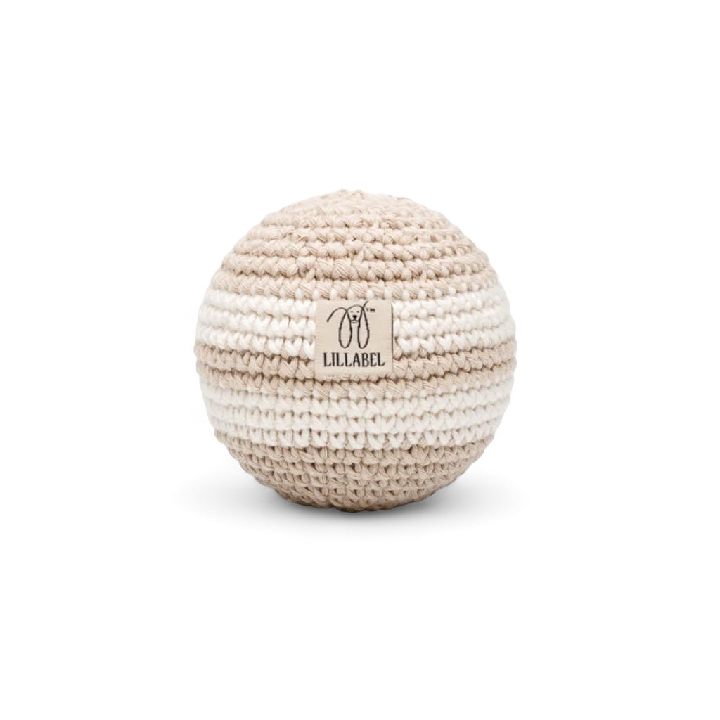 Ball RAINBOW gehäkelt ALMOND - LILLABEL