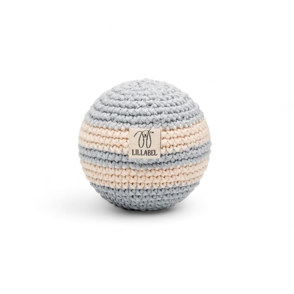 Ball RAINBOW gehäkelt SKY-BLUE - LILLABEL