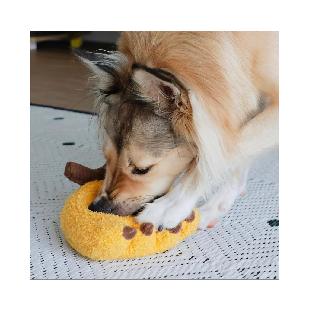 Hund mit Schnüffelspielzeug BANANA 2 - Lambwolf Collective