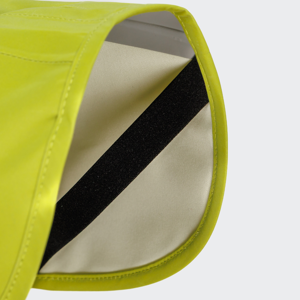 Befestigung Hinterbeine Cloud7 AKTIV Dackel Hunderegenmantel Neon Green-Light Olive