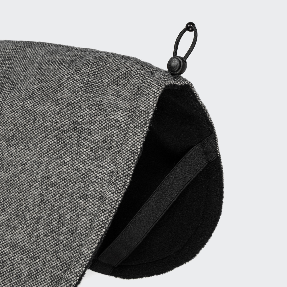 Befestigung Hinterbeine Cloud7 Hundemantel Brooklyn LONG Tweed Black