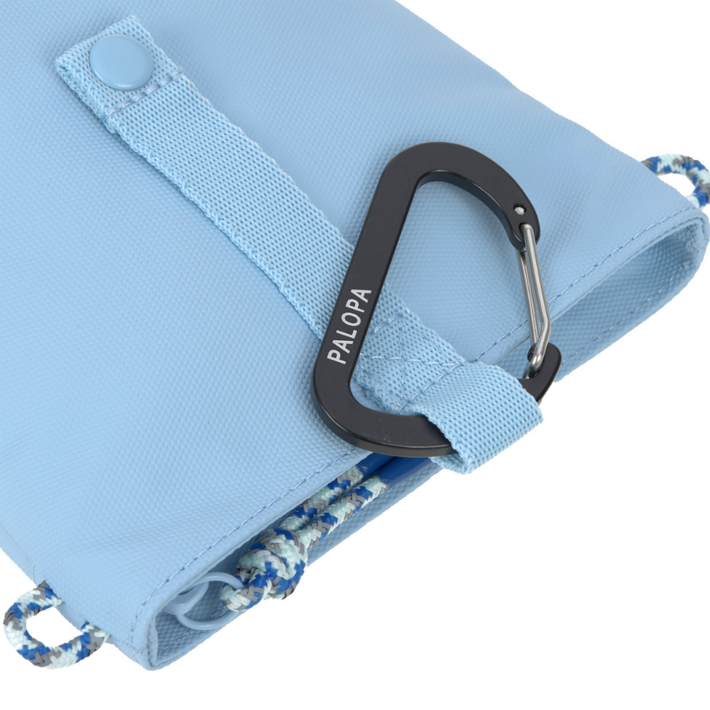 Befestigungskarabiner Leckerlibeutel Dog Snack Bag Karl M Light Blue - PALOPA