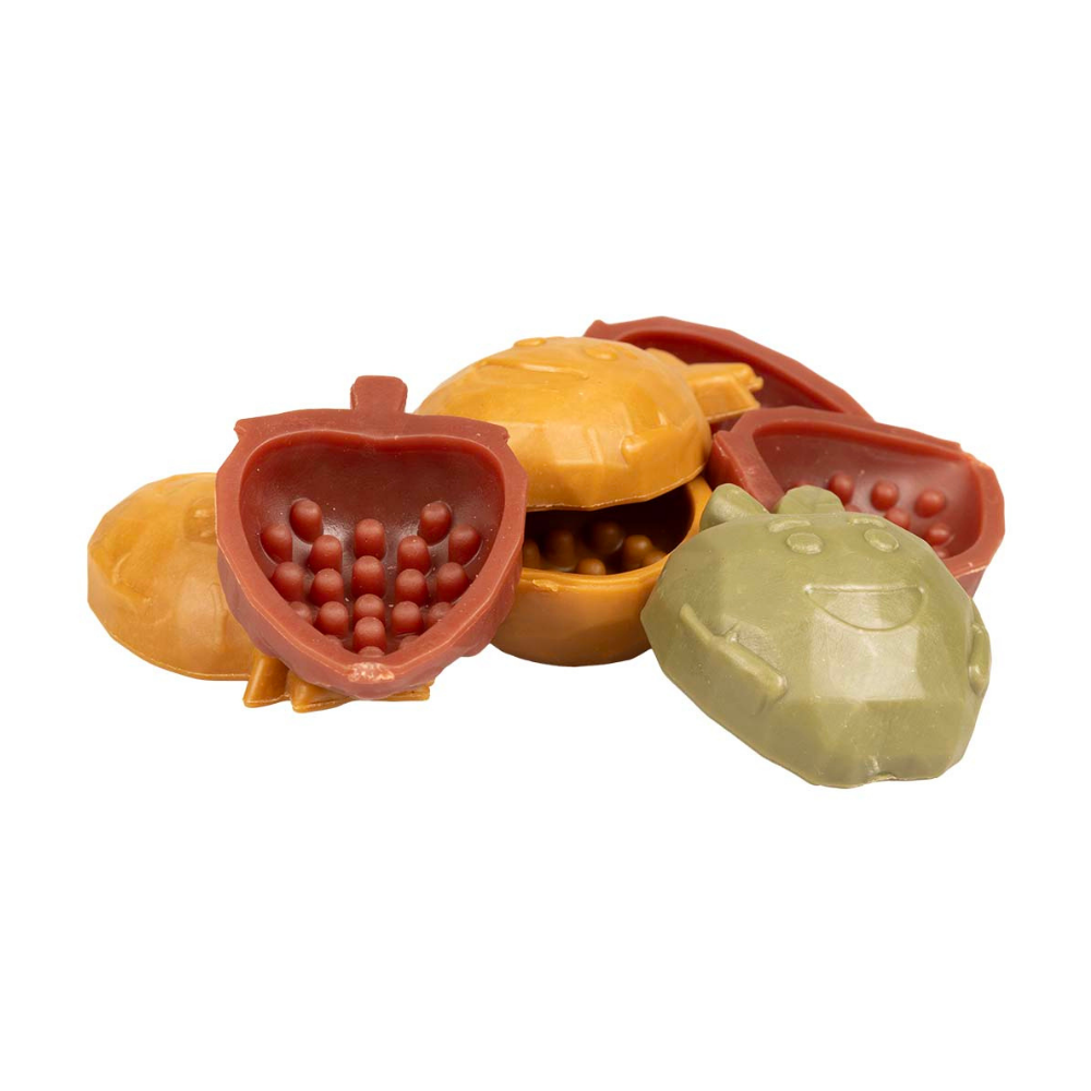 Beispielinhalt Dental Kausnack Garden Bites Fruity Buddies - DUVO+