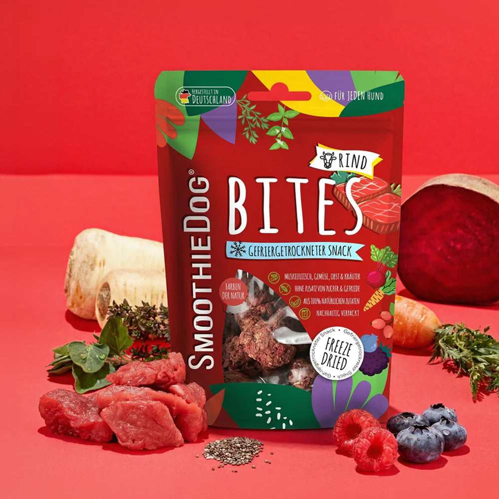SmoothieDog Bites Rind gefriergetrocknet