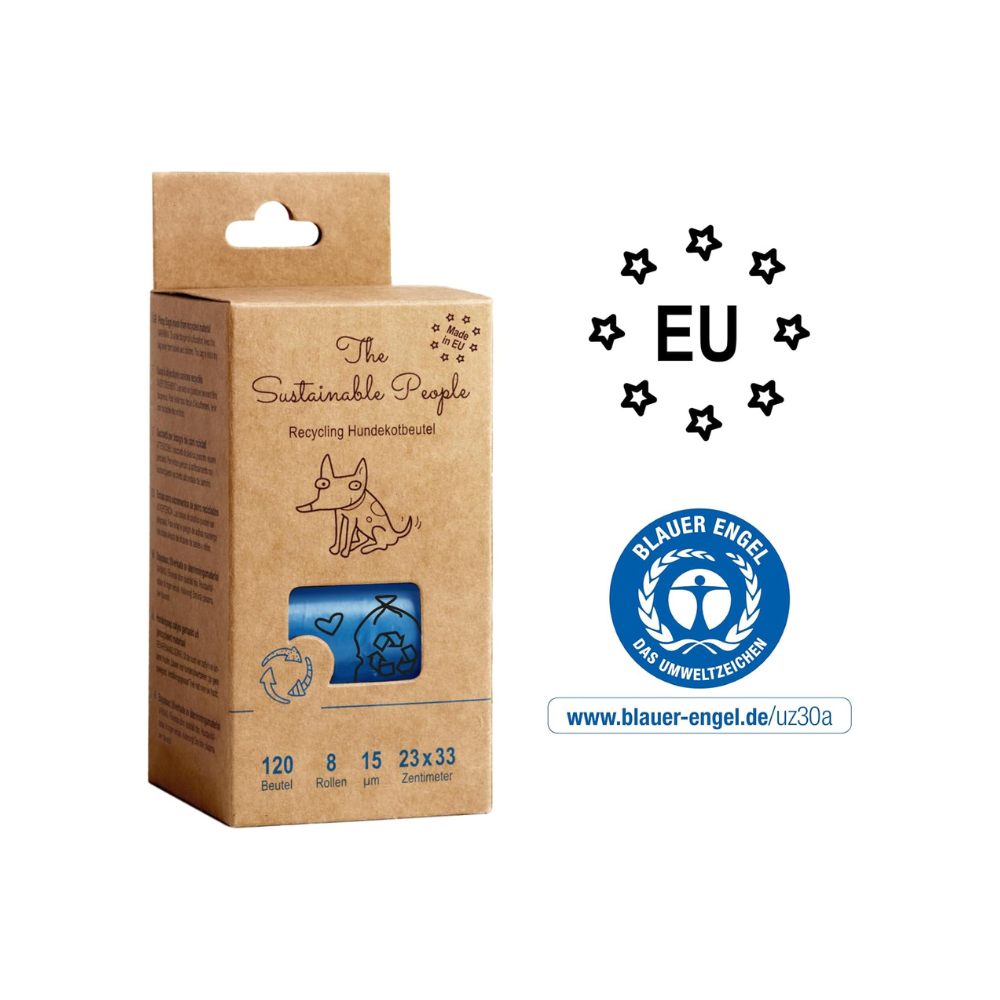 Blauer Engel Hundekotbeutel TSP Recycling - Blauer Engel zertifiziert - The Sustainable PeoplePeople