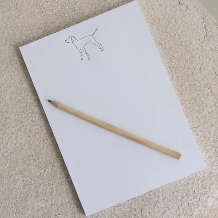 Dekobild Notizblock A5 VIZSLA - Lieblingspfote