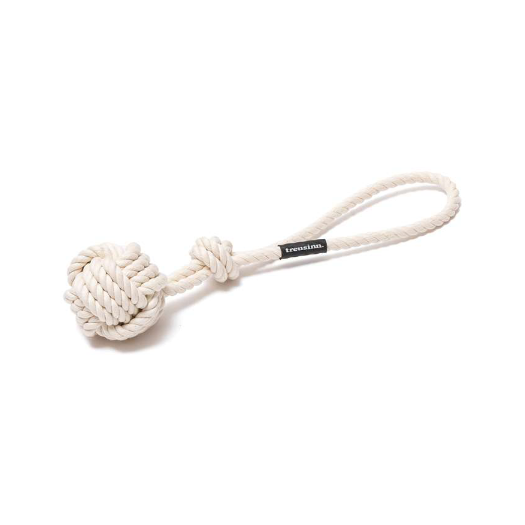 Hunde-Tau-Spielzeug ECO BOLLY Natur von treusinn - LOVIN'DOG