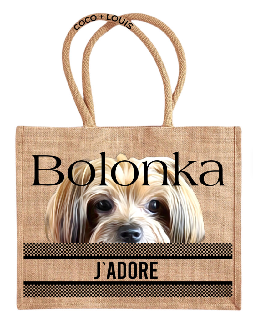 COCO + LOUIS Shopper mit Hundemotiv Bolonka