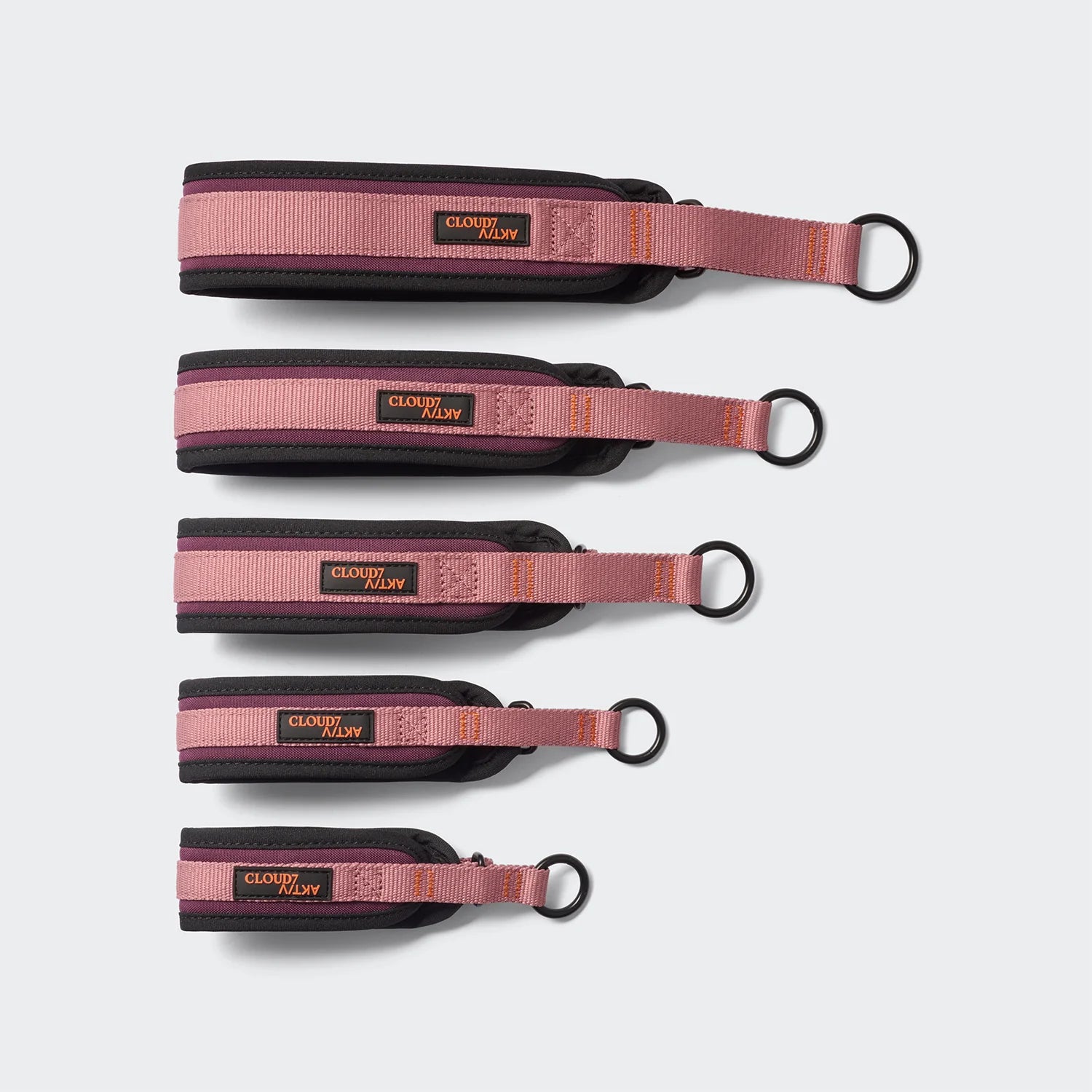 Cloud7 AKTIV C-1 Zugstopp Halsband Softshell Aubergine Soft Rose