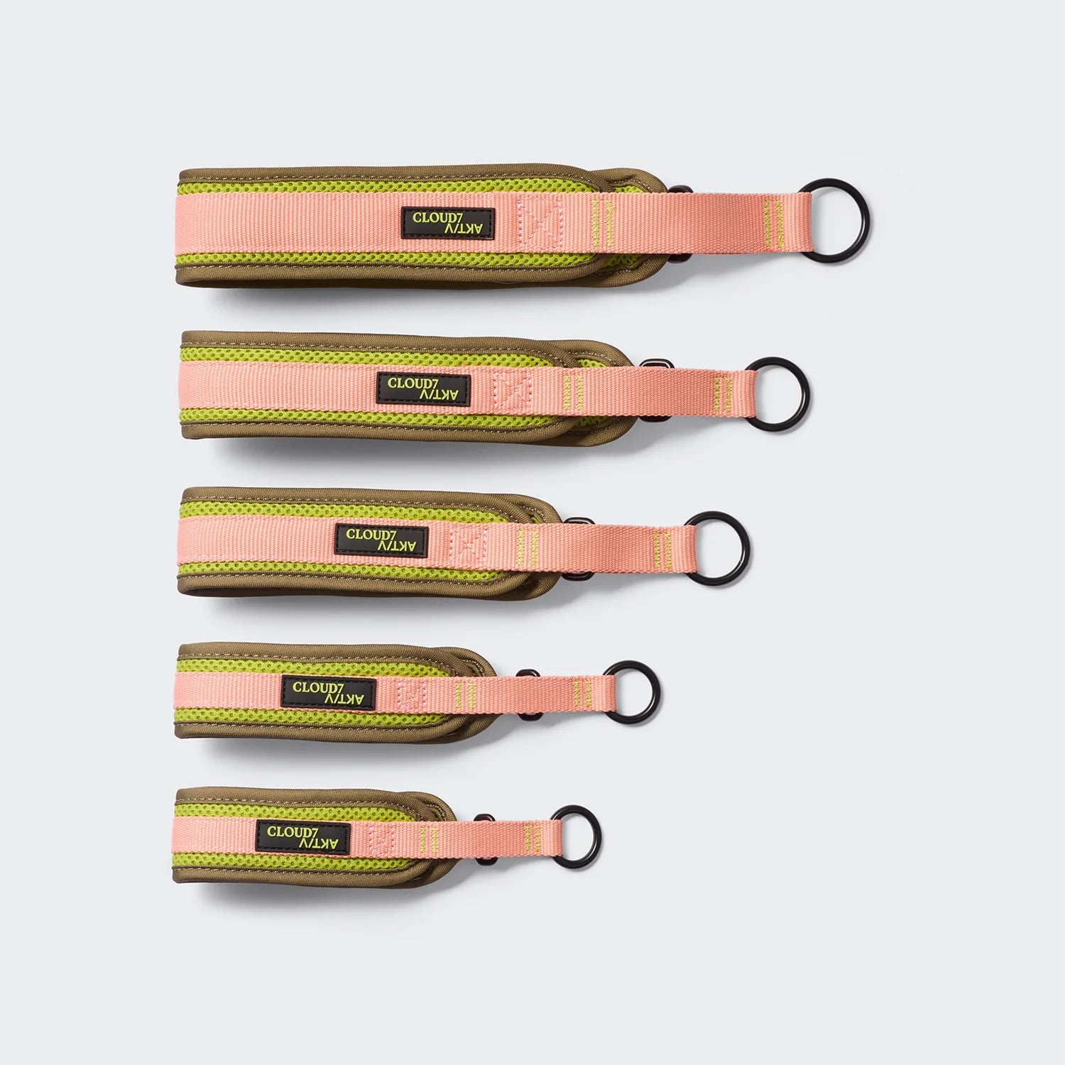Cloud7 AKTIV C-1 Zugstopp Halsband Softshell Neon Green Peach