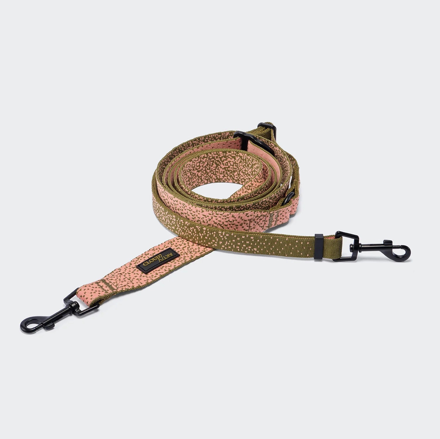 Cloud7 AKTIV Handsfree Hundeleine L-3 Knit Khaki / Peach