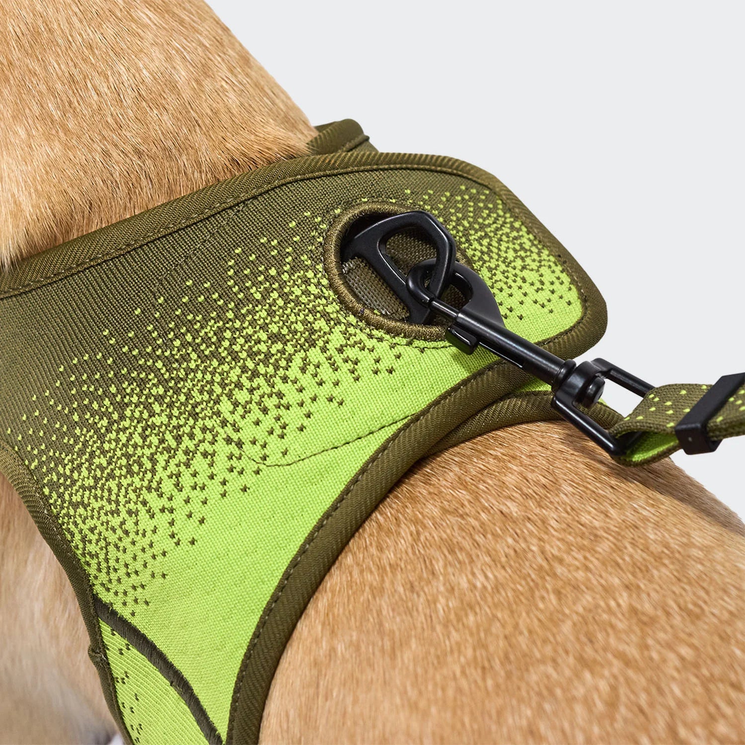 Cloud7 AKTIV V-3 Westengeschirr Knit Khaki / Neon Green