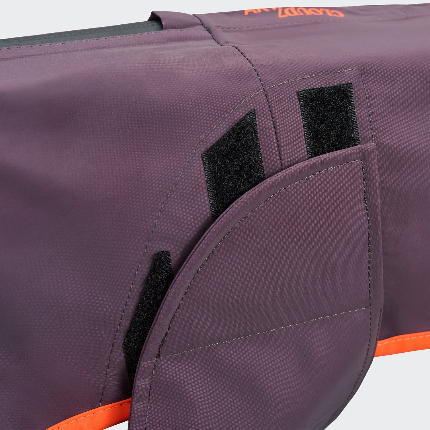 Cloud7 AKTIV Dackel Hunderegenmantel Aubergine/Orange