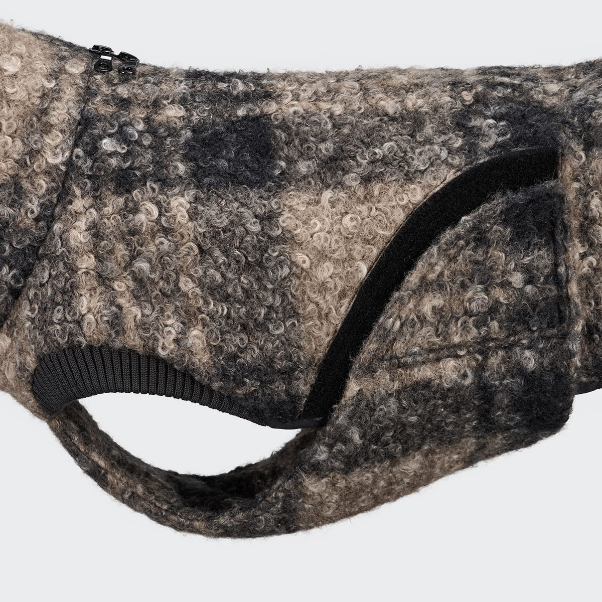 Cloud7 Hundepullover Gotland Tartan Bauchschutz mit Klettverschluss