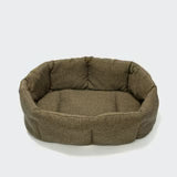 Cloud7 Hundebett LAZY Mélange Olive Hundekissen