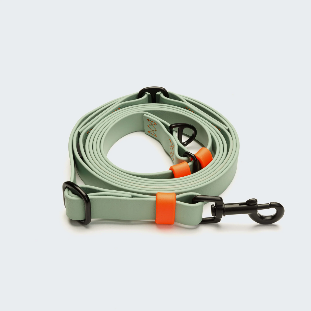 Cloud7 Handsfree Hundeleine BioThane Ipanema Mint-Neon Orange