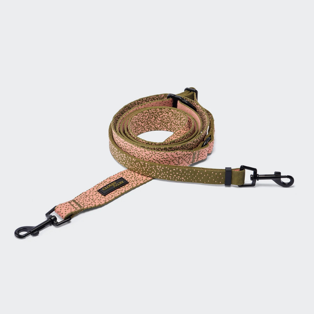 Cloud7 AKTIV Handsfree Hundeleine L-3 Knit Khaki / Peach