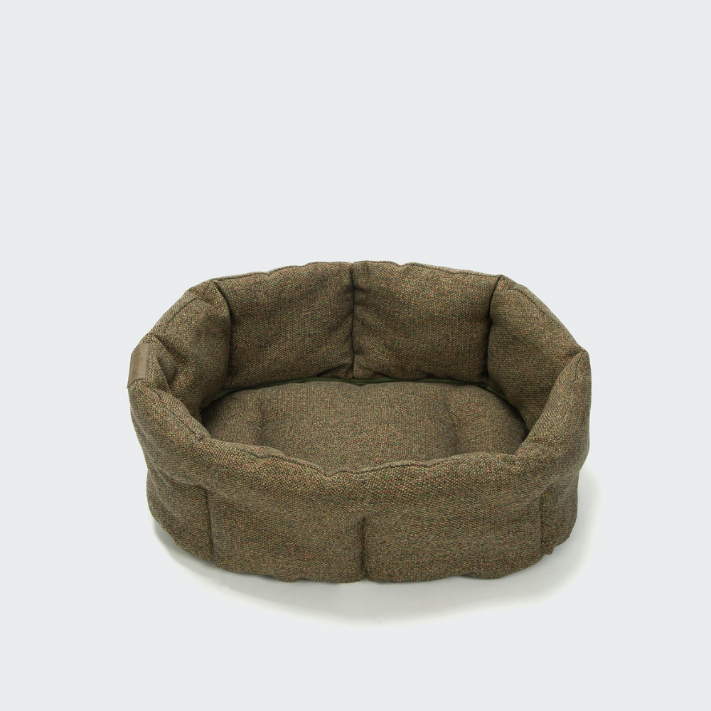 Cloud7 Hundebett LAZY Mélange Olive Hundekissen Größe M