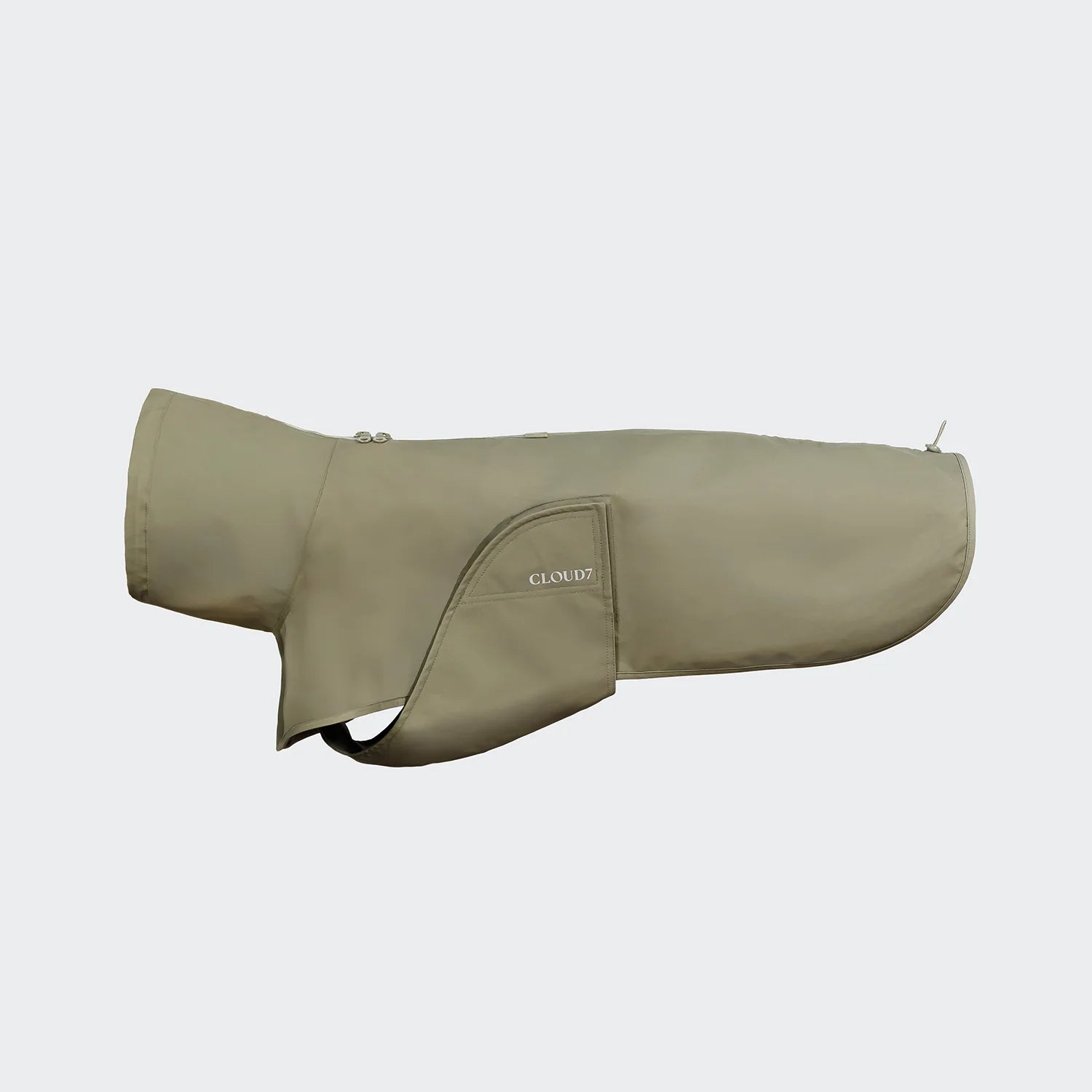 Cloud7 Hunderegenmantel Helgoland Olive