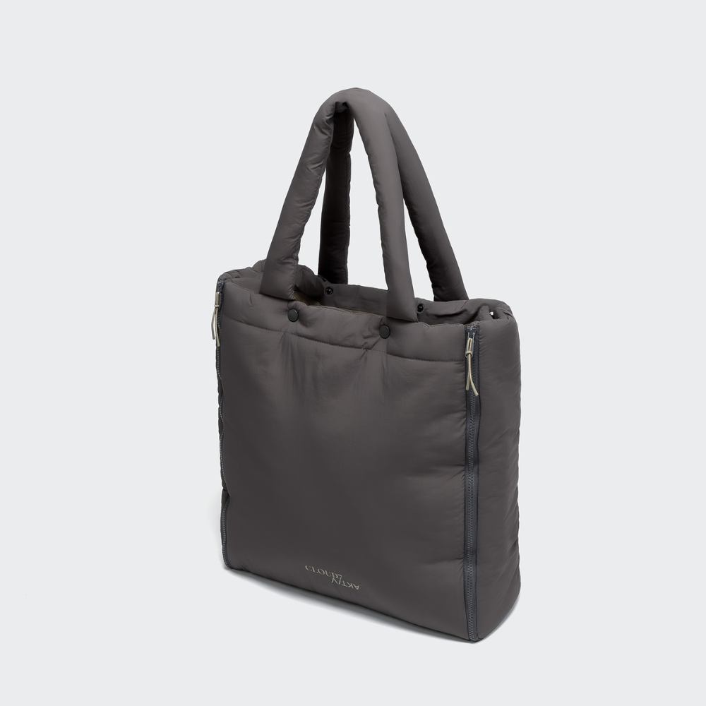 Cloud7 Hundereisebett & Tote Bag AKTIV Puffer Dart Grey Khaki