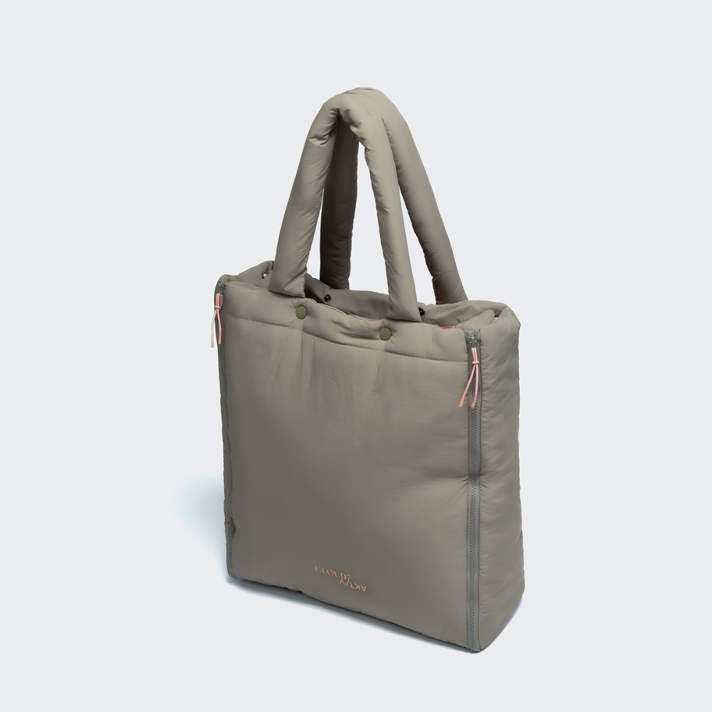 Cloud7 Hundereisebett & Tote Bag AKTIV Puffer Dart Grey Khaki
