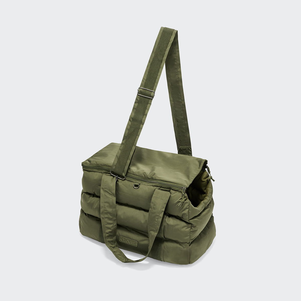 Cloud7 Hundetasche MONTREAL 2.0 Light Olive mit abnehmbaren Schultergurt