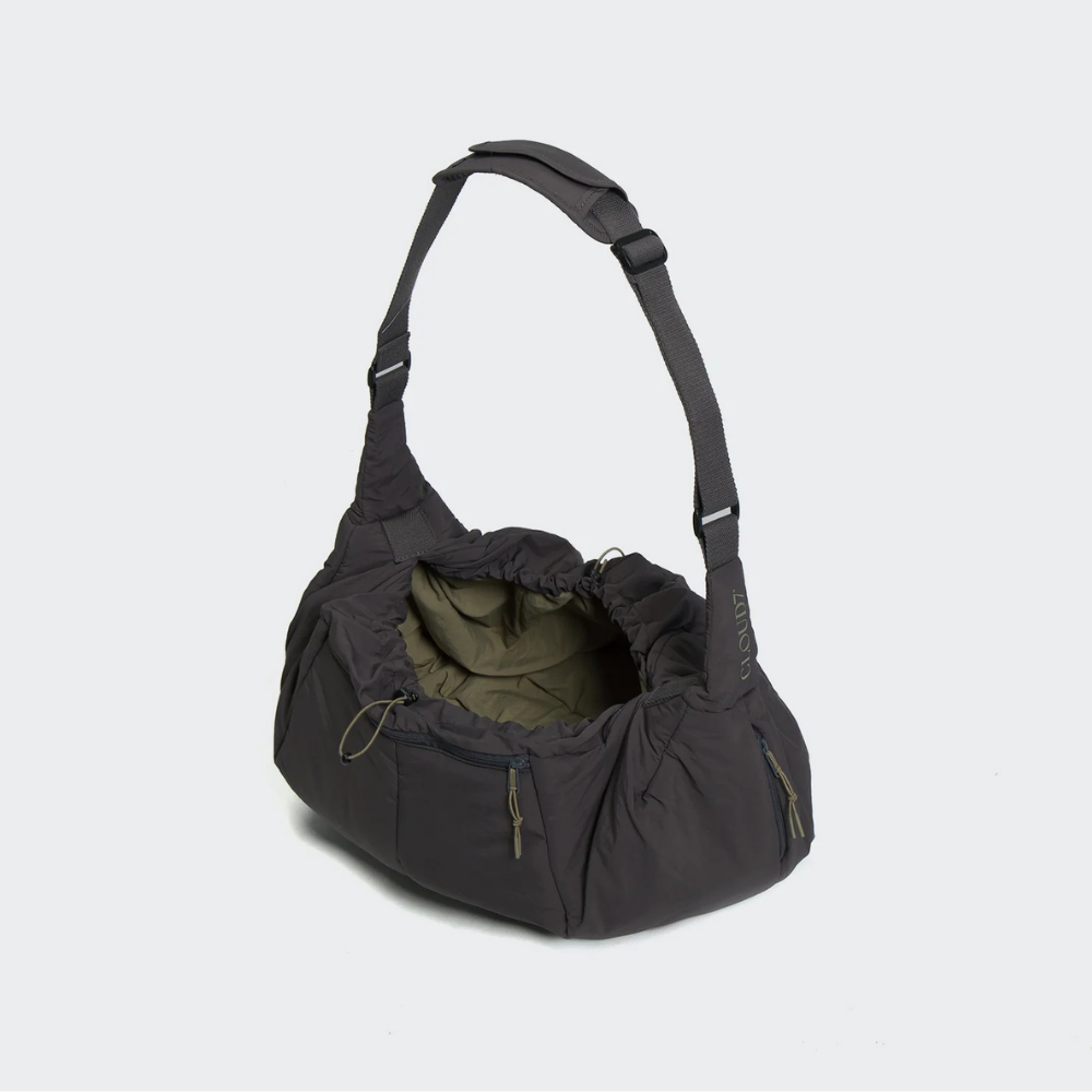 Cloud7 LTTL Hundetragetasche Puffer Dark Grey Khaki
