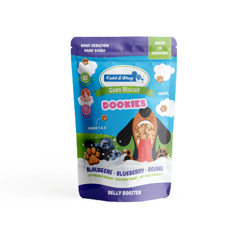Cold & Dog Dookies Hundekekse Heidelbeeren Belly Booster