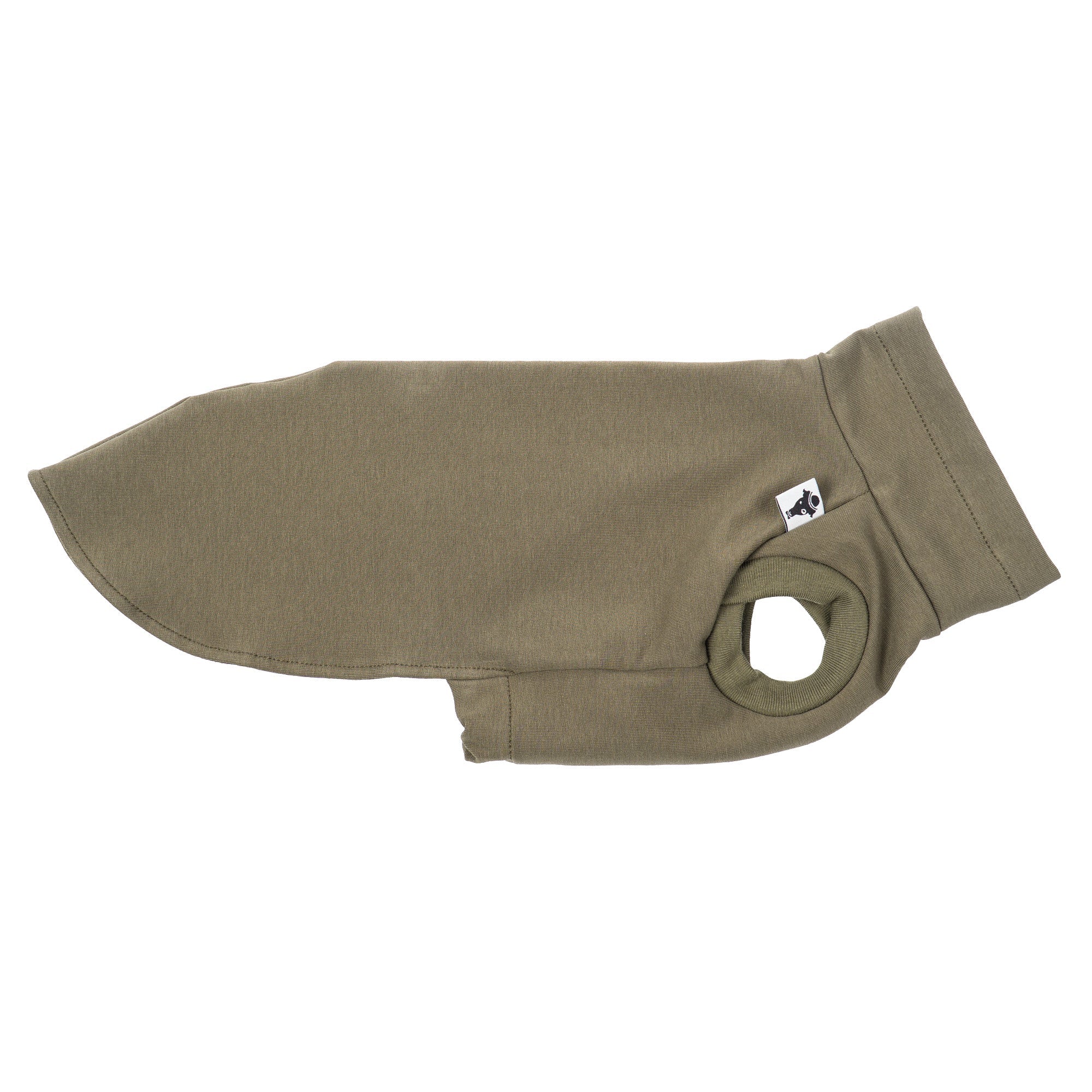 KARMA HUND Cotton Shirt für Dackel in Dark Olive