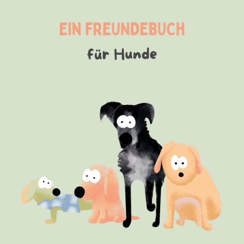 Cover Pfotenalbum - Das Freundebuch für Hunde - Buchbilderei