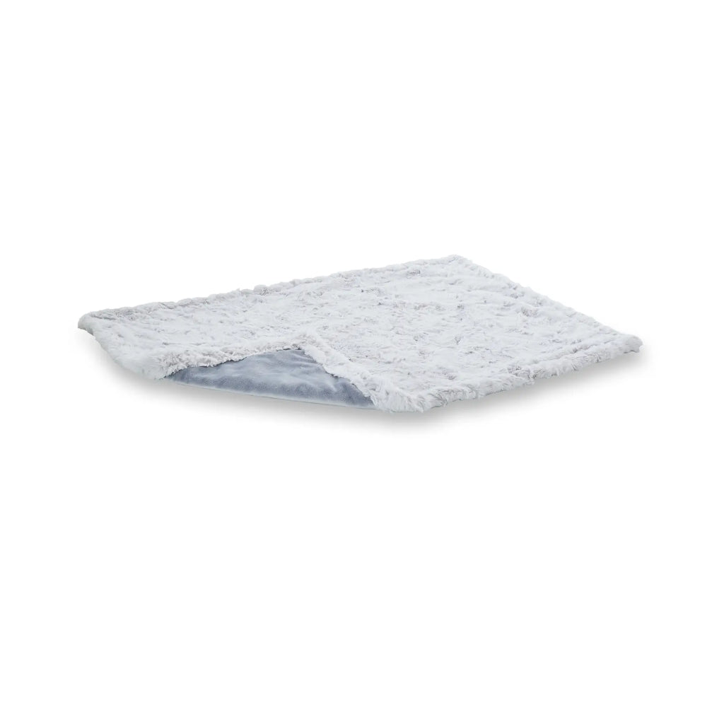 Unterseite Decke COZY - Edle Webpelz-Decke Oyster White - Laboni