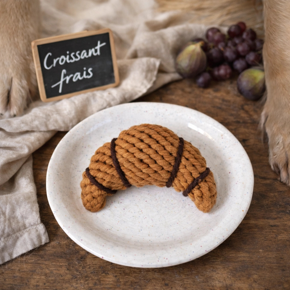 Dekobild Hundekauspielzeug Chrissy Croissant - LABONI
